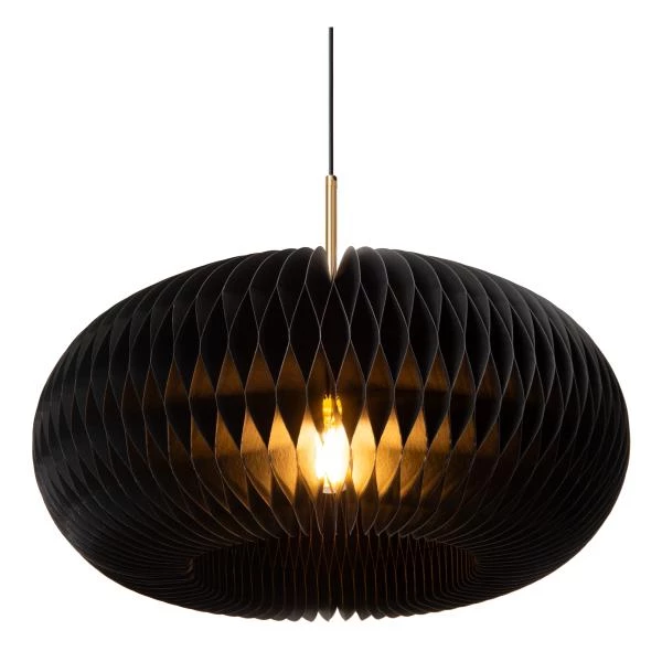 Lucide ARMONI - Pendant light - Ø 52 cm - 1xE27 - Black - detail 1